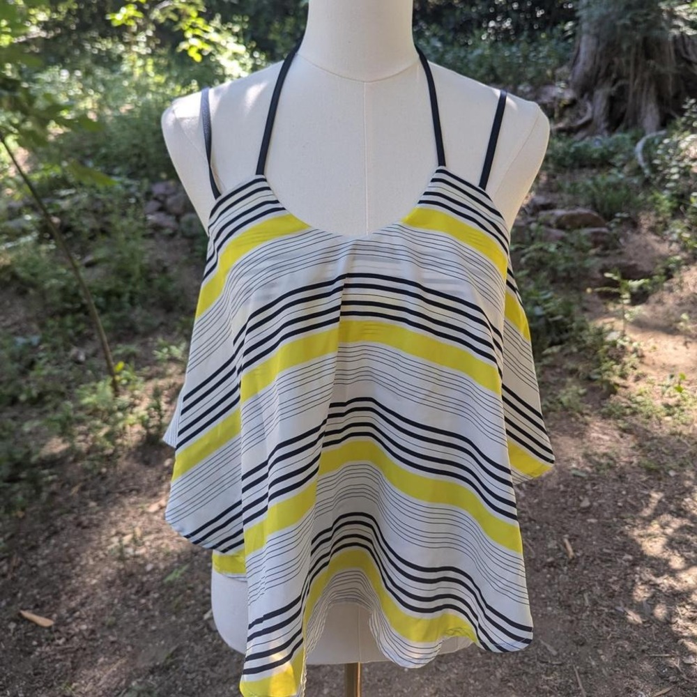 Anthropologie J.O.A Los Angeles‎ Striped Halter Top Size 4